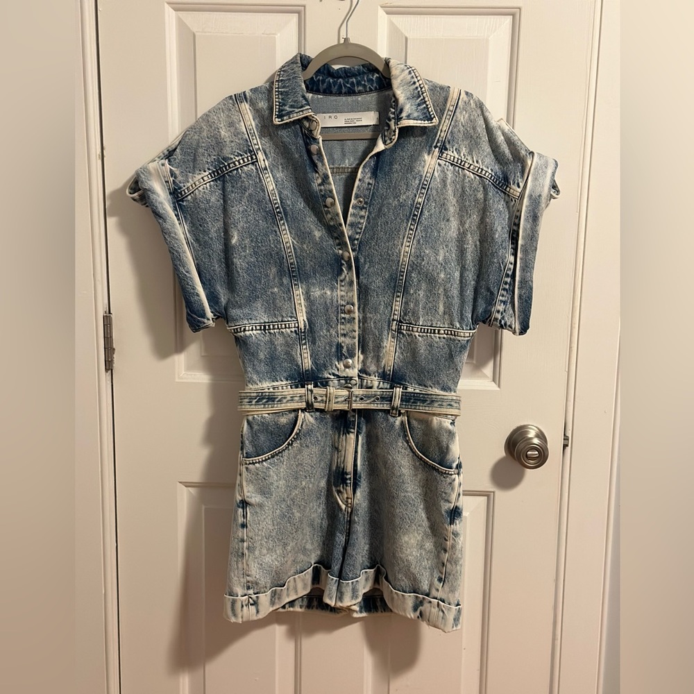 IRO Mondelan Denim Romper